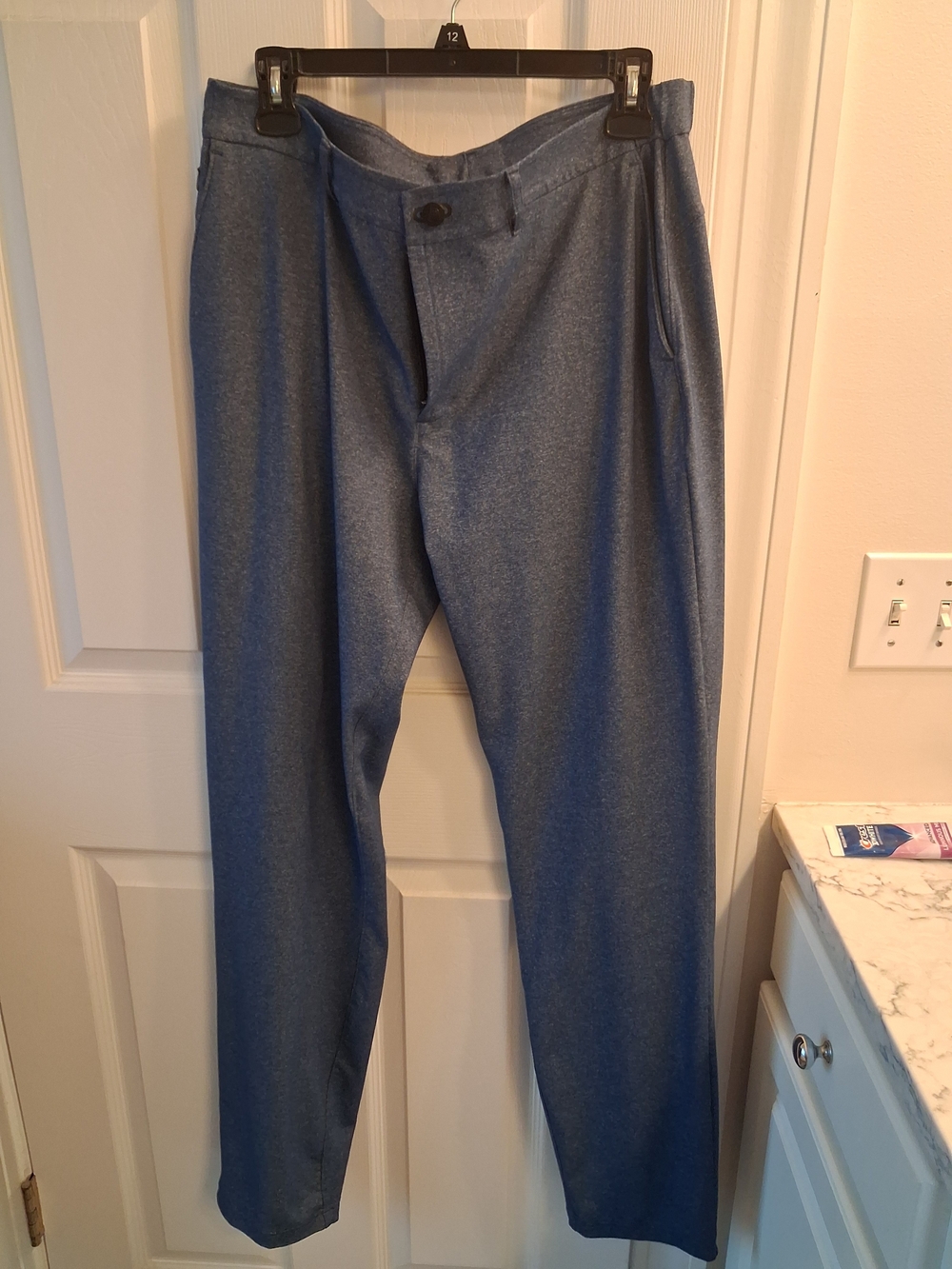 Men's Blue Public Rec Dress Pants - Classic Straight Fit 34X34. Like New